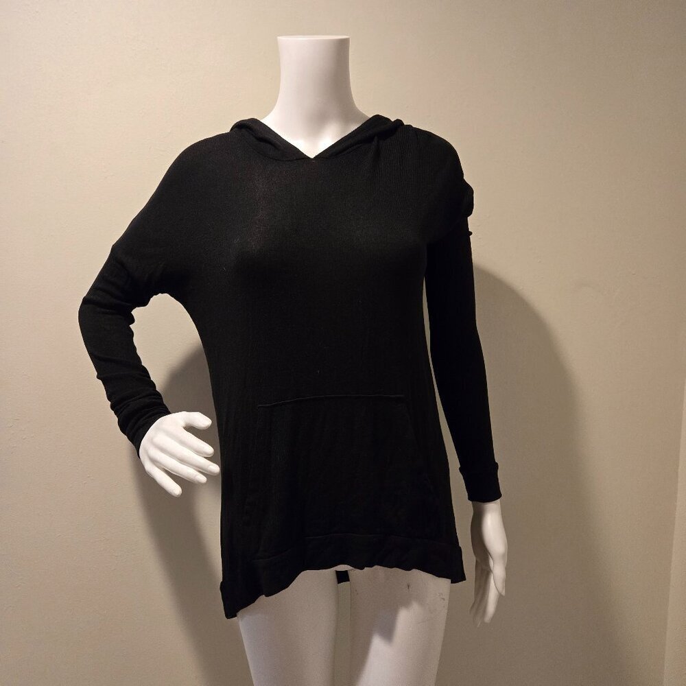 Beyond Yoga Black Hooded Pullover Sweatshirt S